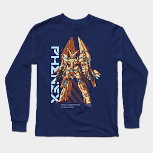 RX-0 Unicorn Gundam Phenex Front Long Sleeve T-Shirt